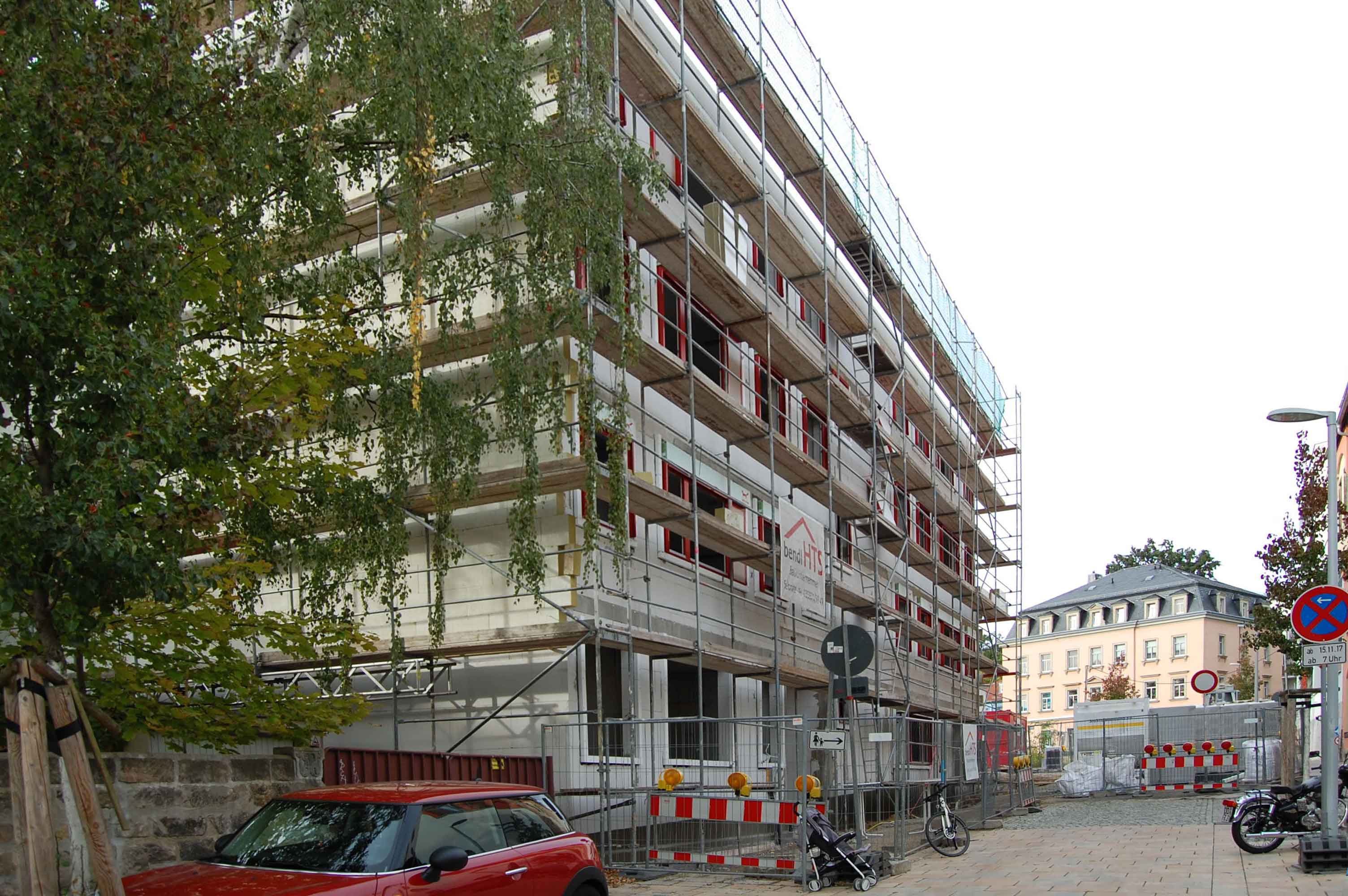 MBR Architekten Bauprojekt Rohbau beim Richtfest